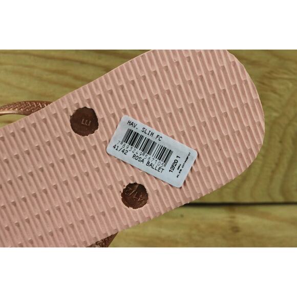 New Havaianas Flip Flops 11/12 Rose Ballet Pink 43/44 - Picture 3 of 3